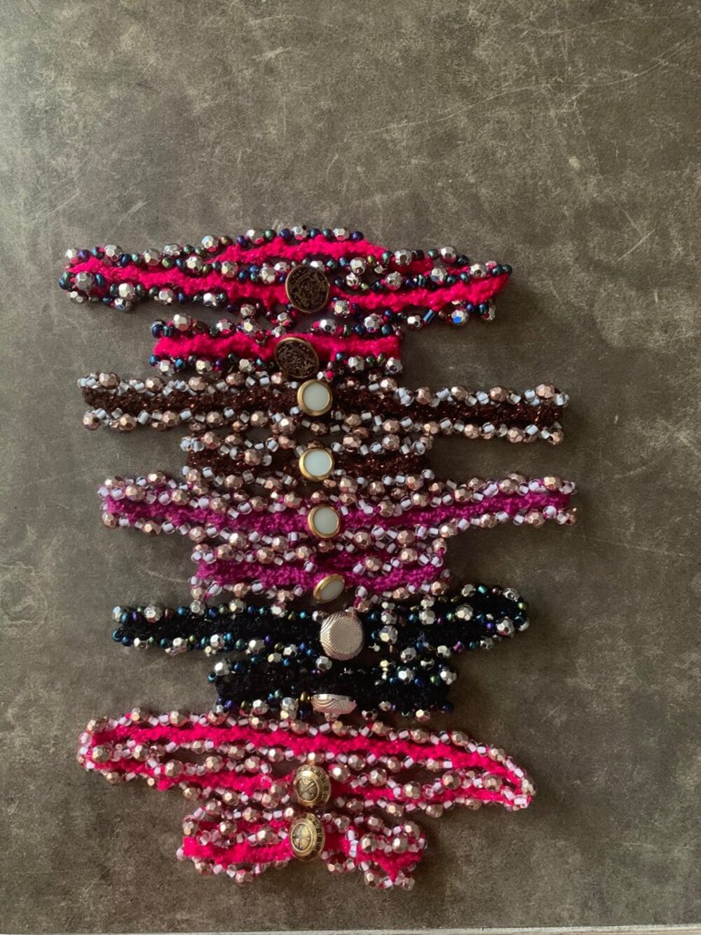 10 Piece Hand Crocheted Choker & Bracelet Sets